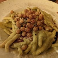 Homemade pasta, with sauce like you'd make at home, but not in a good way at Pandora Greenbox in Split