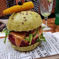 Vegan Burger at Pandora Greenbox in Split