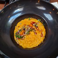 Vegan Butternut risotto at Pandora Greenbox in Split