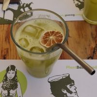Cold pressed juice at Pandora Greenbox in Split