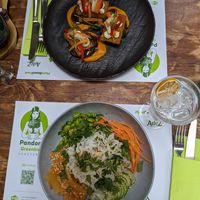 Main course at Pandora Greenbox in Split