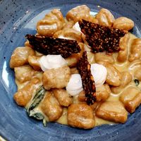 Sweet potato gnocchi at Pandora Greenbox in Split