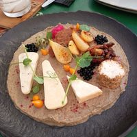 Vegan cheese platter! at Pandora Greenbox in Split