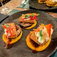 Crispy tempeh at Pandora Greenbox in Split