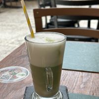 Matcha lattee  at Pandora Greenbox in Split