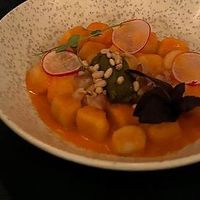 Potato gnocchi at Pandora Greenbox in Split