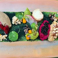 Mixed starter plate at Pandora Greenbox in Split