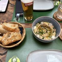 Hummus not Foccacia  at Pandora Greenbox in Split