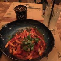 gnochi with tomato sauce and mojito at Pandora Greenbox in Split