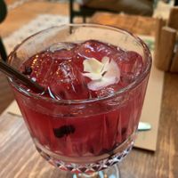 Aviation cocktail  at Pandora Greenbox in Split