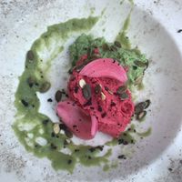 Hummus plate  at Pandora Greenbox in Split