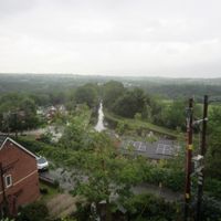 View from the inn at The Aqueduct Inn in Llangollen