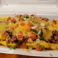 Loaded fries at Vegan Wit A Twist in New Orleans