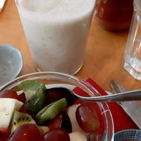 Vegan smoothie at Koumpi Coffee and Craft in Thessaloniki