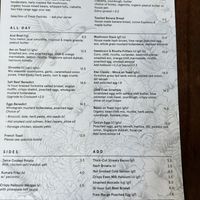 Menu  at Tamper Sellers Wheel in Sheffield