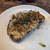 Vegan mushroom dish at Tamper Sellers Wheel in Sheffield