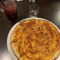 Vegan tomato and chilli garlic bread at Milan in Wooler