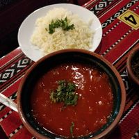 Galaya and rice at My Mom's Recipe in Wadi Musa