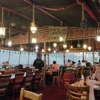 The Bedouin décor is incredible ❤️ at My Mom's Recipe in Wadi Musa