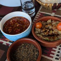Turkish salad, baba ganooj, zatar at My Mom's Recipe in Wadi Musa