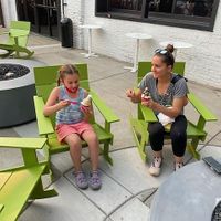 Patio outside frozen gold at Frozen Gold in Colorado Springs