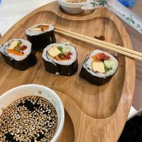 super great sushi at Dr Veggie in Yerevan