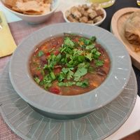 Beans soup at Dr Veggie in Yerevan