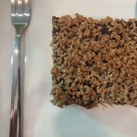 Date cake  at Dr Veggie in Yerevan