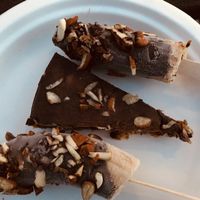 Vegan dessert at Shani's Kitchen in Colares