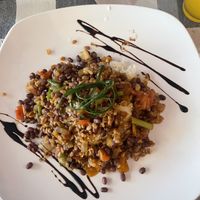 Beans and ricee  at Paula's Bistro in Funchal