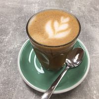 Coconut milk latte  at Open House Deli in Winchester
