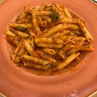 Penne Piccante at Cafe Corvina in Falkirk