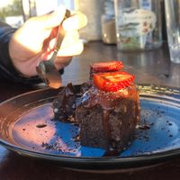 Brownie vegano! Sin azucar! at Mi Kcao in Arequipa