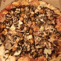 Vegan Cheese & Veggie Pizza at Blaze Pizza in Mount Pleasant