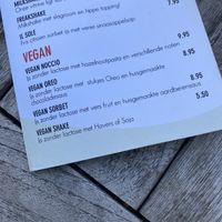 Vegan ijscoupes at IJssalon Venezia in Oss