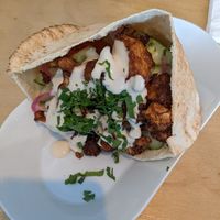 Crispy cauliflower pita at Umi Falafel - North City in Dublin