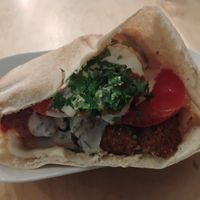 Palestinian Wrap at Umi Falafel - North City in Dublin