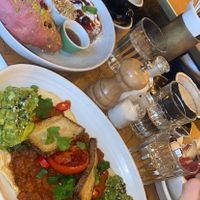 Huevos Rancheros tacos vegan  at ERICH in Vienna