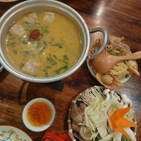 Signature hot pot at Shamballa Vegetarian Restaurant & Tea House in Ho Chi Minh City