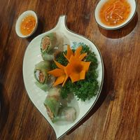 Fresh spring rolls at Shamballa Vegetarian Restaurant & Tea House in Ho Chi Minh City