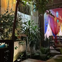 Refreshing Indoor Plants & Spring of Water at Shamballa Vegetarian Restaurant & Tea House in Ho Chi Minh City