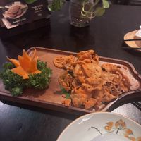 Cheesy lotus routes  at Shamballa Vegetarian Restaurant & Tea House in Ho Chi Minh City