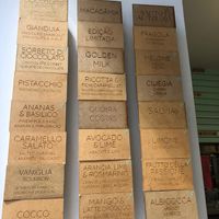 Flavour selection - changes daily  at Gelataria COSI in Coimbra