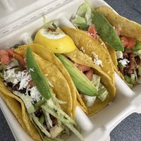 Vegan Tacos  at Healthy Boy Grill in Carle Place