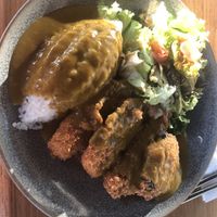 Vegan katsu curry  at Wagamama in Paphos
