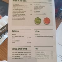 Drinks!  at Wagamama in Paphos