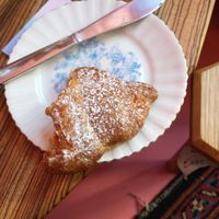 Pistachio croissant at Life's a Peach in Utrecht