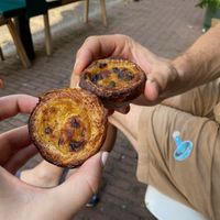 Pastel de nata…vegan and soooo good!  at Life's a Peach in Utrecht