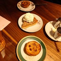 Pastel de nata and pie at Life's a Peach in Utrecht