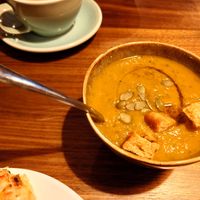 Soup of the day at Life's a Peach in Utrecht